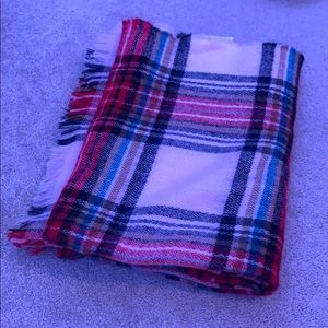 H and M plaid scarf.